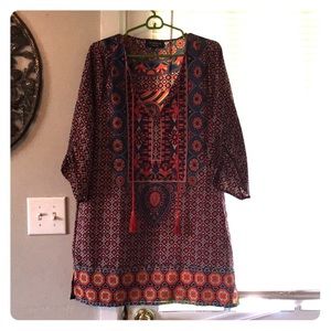 “feathers by Tolani” dress bought at Evereve.